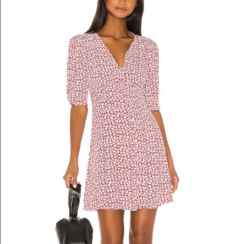 Allsaints Kota Scatter Dress Button Down Tea Dress